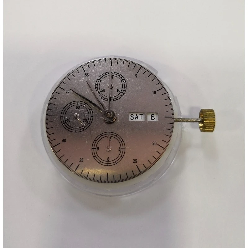 For Watch Accessories, Mechanical Movement Accessories Dd7750 Double Calendar 9 O'clock Small Seconds