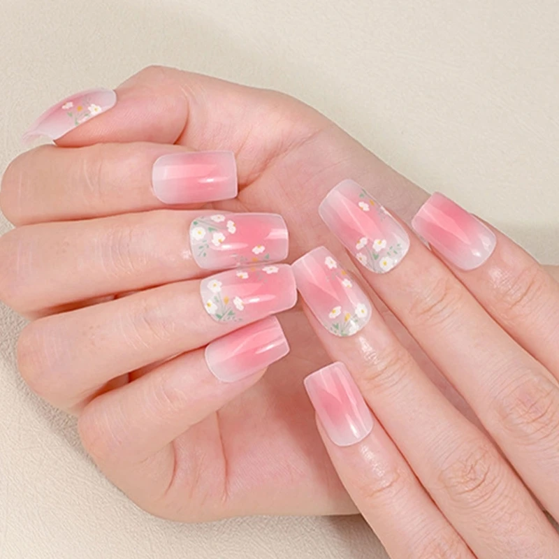 Gel Manicure Strips Adhesive Nail Art No Light Curing Required with Nail File Sticks Tools Easy Application Manicure