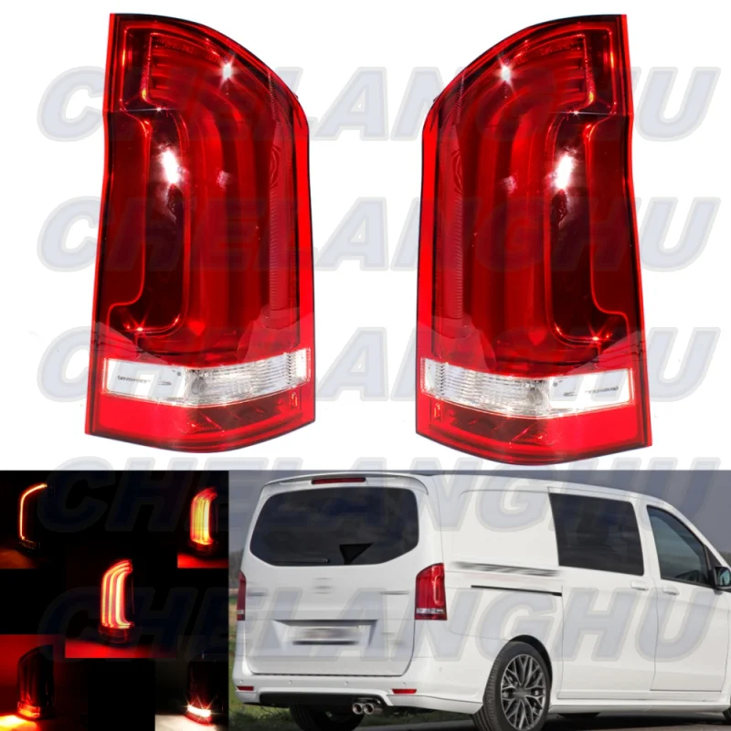 

For Benz W447 Vito V200 V220 V250 2014 2015 2016 2017 2018 2019 Pair Side Tail Light Rear Lamp A4478200564 A4478200764