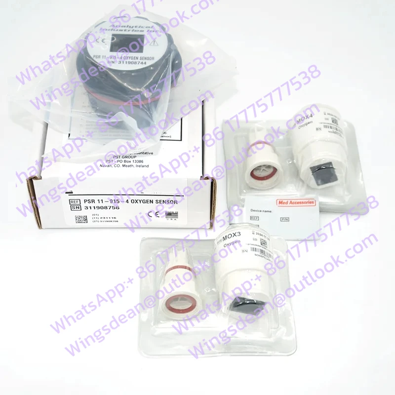 Medical Consumables Medical Gas Sensor Durable Original O2 Sensor MOX3 MOX4 PSR 11-915-4