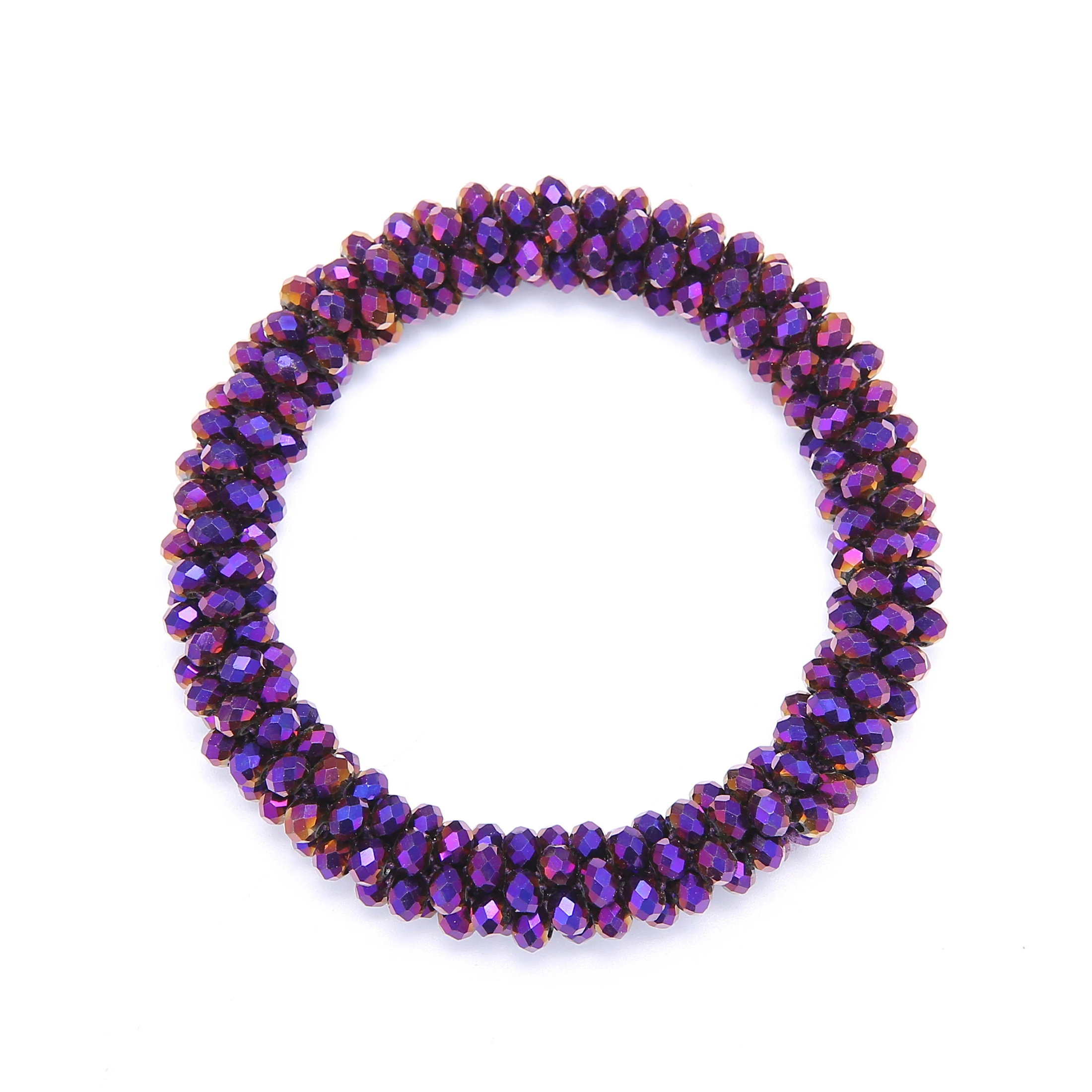 INKDEW Trendy Bead Bracelet Elastic Handmade Strand Bracelets for Women Gift Multicolor WHOLESALE Bracelets & Bangles BR001