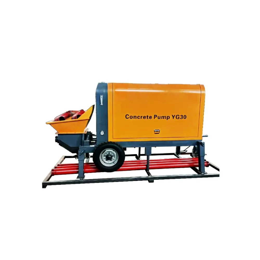 Factory Direct Supply Machinery Concrete Pump With Anti Block Reverse Pumping Function For Construction