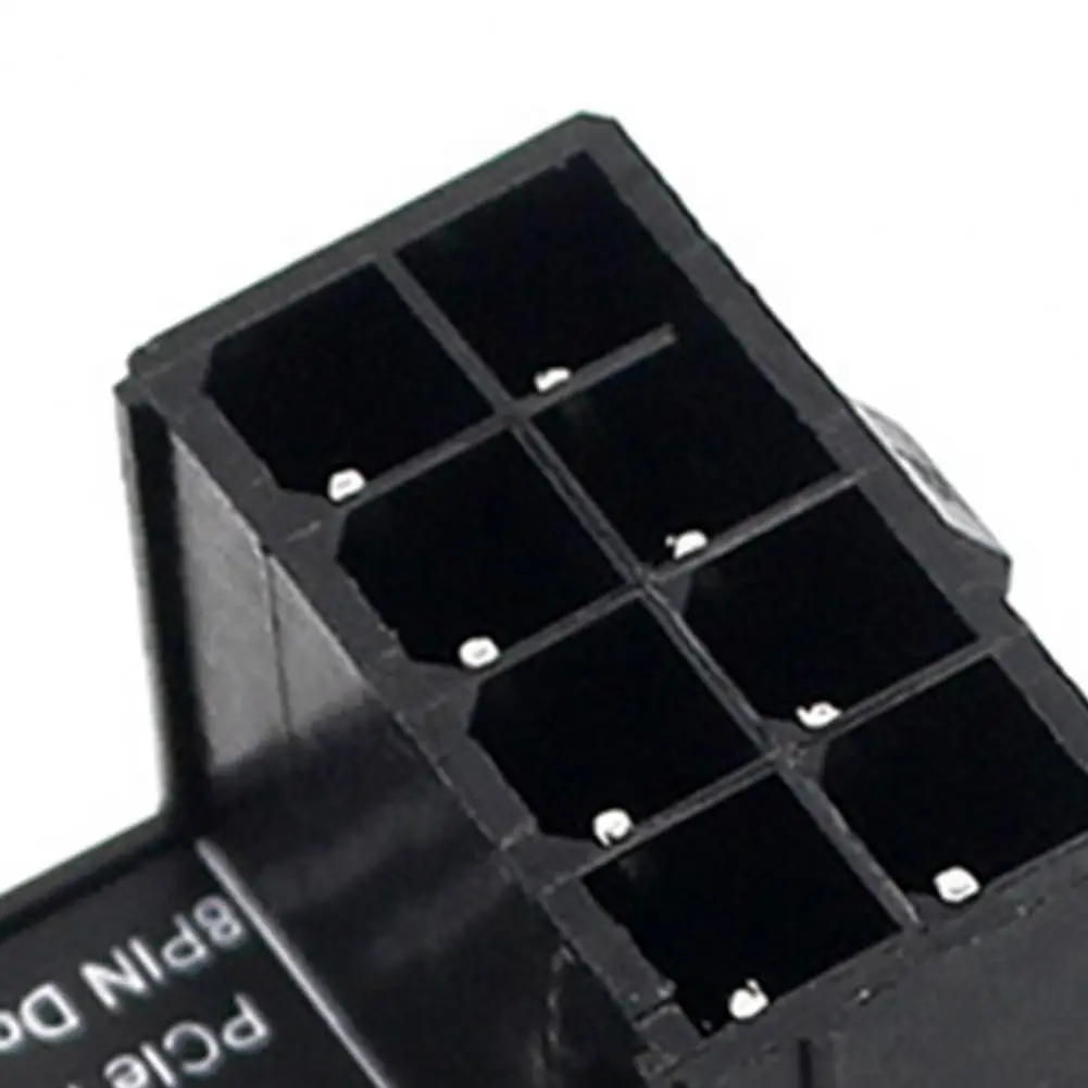 180-degree Angle Connector Adapter Converter 8pin 6pin Power Cord Gpu Vga 8-pin 6-pin Power Adapter Cable 180-degree U Turn