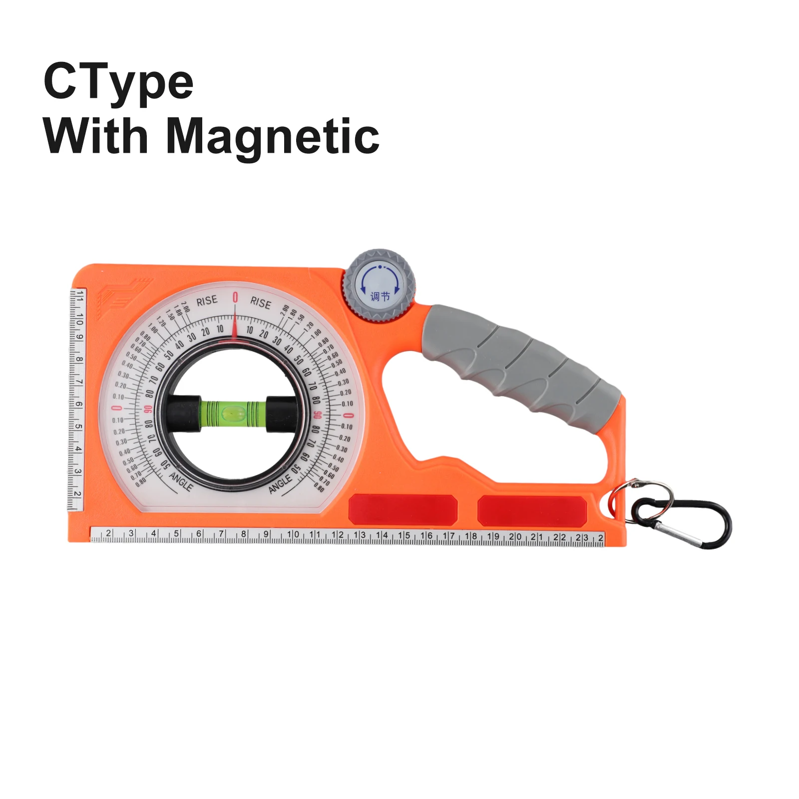 Resistenza meccanica Inclinometro Livello Rotary Pitch Finder Goniometro magnetico Interfaccia Goniometro Risoluzione