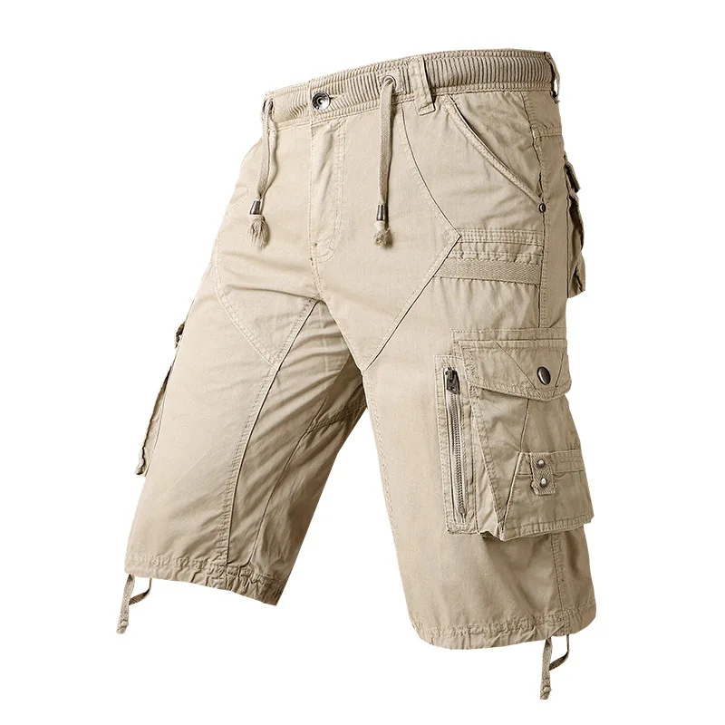 

Idopy Mens Summer Casual Cargo Shorts Drawstring Cool Baggy Comfy Multi Pockets Military Army Short Trousers Pants