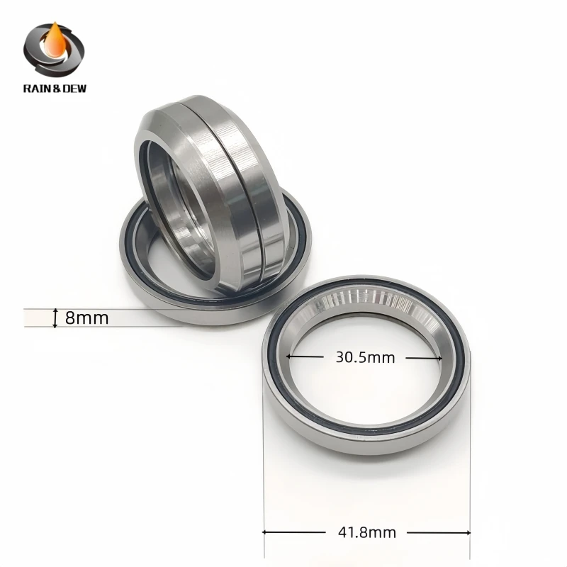 Bicycle Steering Bearing MH-P08F ACB845F TH870 30.5x41.8x8mm 45°x45° Hidden Headset Replacement Bearing for MTB Road Bike