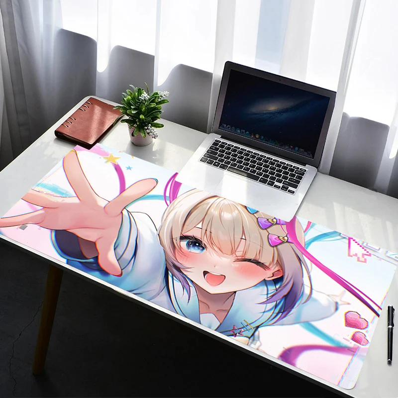 Mouse Pad Laptop Rubber Extended Desktop Mat Computer Gamer HD Mousepad PC N-NEEDY GIRL OVERDOSE Gaming Accessories Keyboard Pad