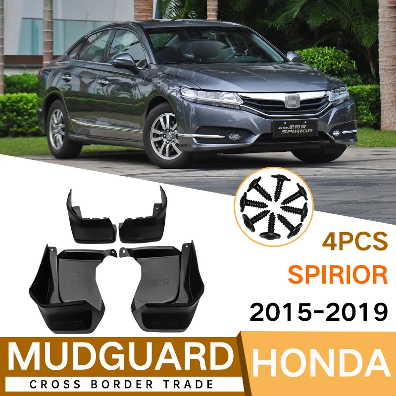 

For Honda Spirior 2015-2019 black car mudguard Reduce dust Resist tire dirt car accessories tools