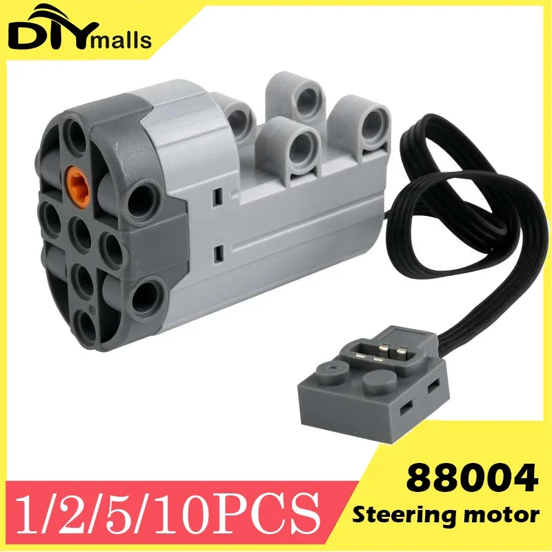 Servo steering motor Power 88004 Functions Technical Parts Compatible with legoeds Building Blocks MOC Brick Power Up Car Truck