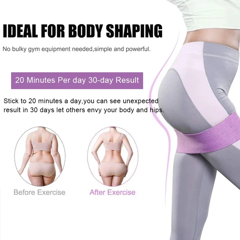 

Wholesale Fabric Nonslip Exercise Band Fitness Resistance Band Set For Gym