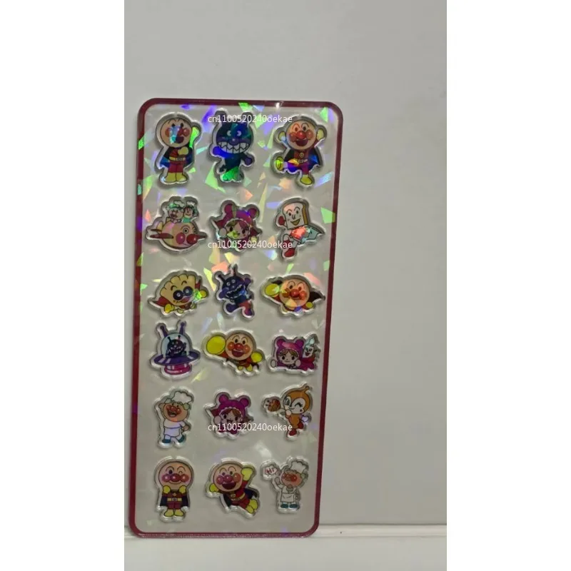 

2026 New Anpanman Stickers Cartoon acrylic material Decorative Sticker Versatile DIY Theme Decoration