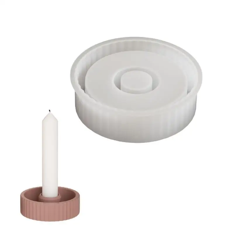 31BB Unique Silicone Handmade Molds 3D Striped Pattern Bases Moulds Suitable for Home Decors Enthusiasts Present