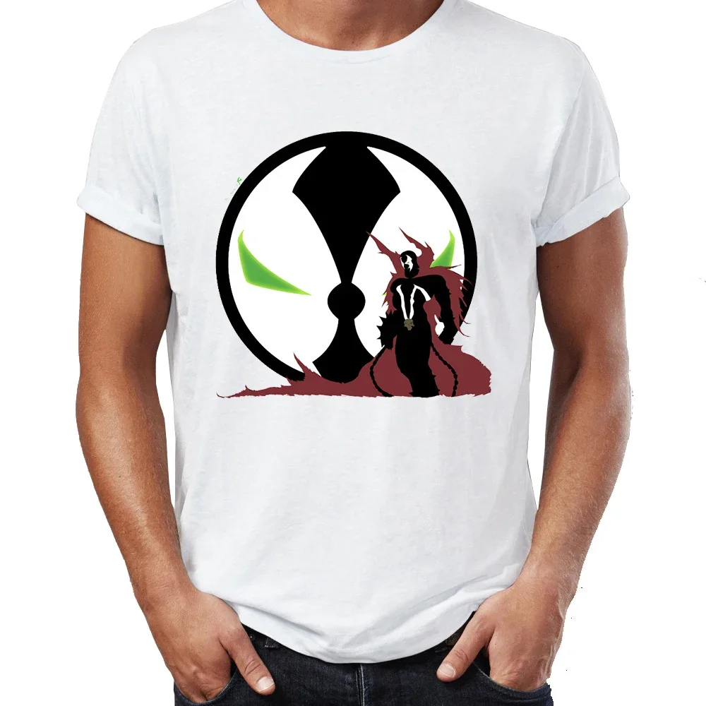 Spawn Movie Anti-hero Hell Badass Artsy Awesome Artwork New Arrival vintage Crewneck Round Neck Collar Printed Tee Men T Shirt