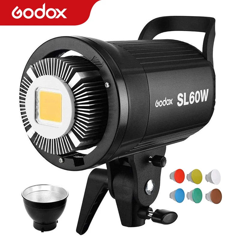 

Godox SL-60W LED Video Light - 5600±300K Wireless Brightness 433MHz Grouping System