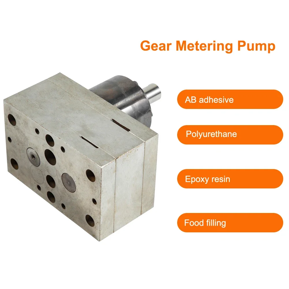 Stainless Steel Polyurethane Hot Melt Glue Dosing Gear Metering Pump