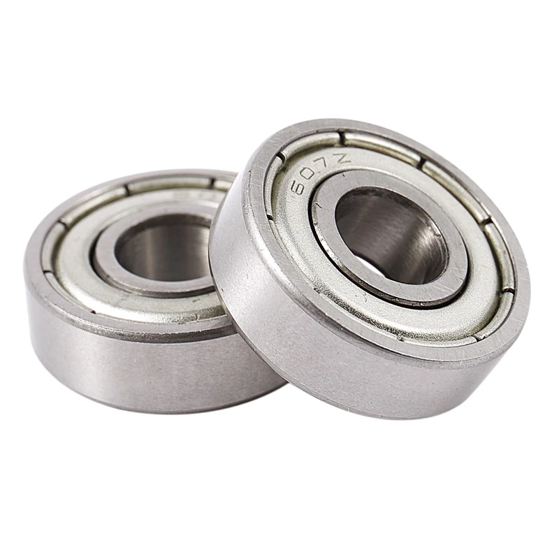 20 Pcs Deep Groove Ball Bearings: 10 Pcs 6800Z 10 X 19 X 5Mm & 10 Pcs 607ZZ 19 X 7 X6mm Sealed Metal Ball Bearings