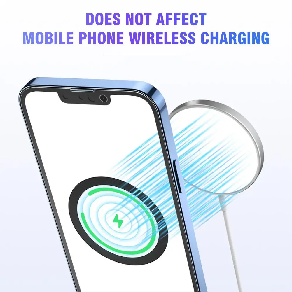 For Magnetic Metal For Phone Universal Metal Sticker Support Wireless Charger Plate Sheet Magnet Car Holder A1s7