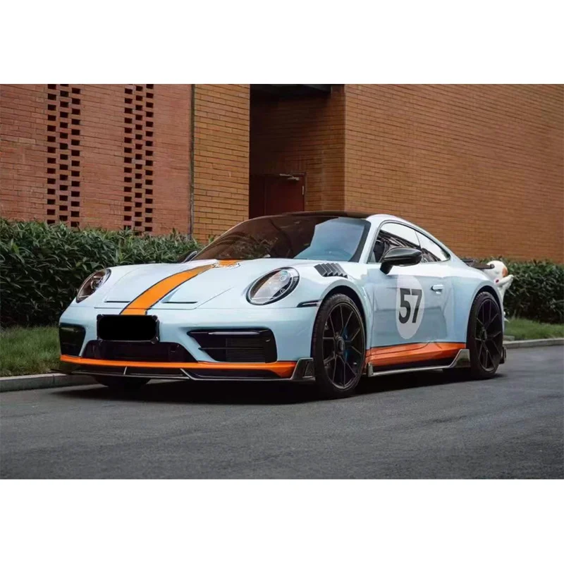 Hot Selling X Style Forged Carbon Fiber Front Lip Body Kit Fit 992 Exterior Modification Accessories