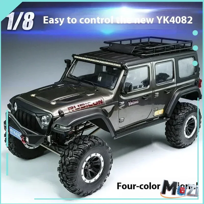 YK4082 1/8 4wd Rtr 2.4g Electric Rc Climbing Car Professional Four-wheel Drive Door Bridge Differential Lock Off-road Vehicle