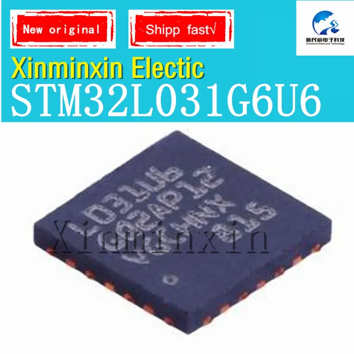 1-10PCS/LOT  STM32L031G6U6  L031U6 STM32L031G6U6TR UFQFPN-28(4x4) IC Chip New  Original In Stock