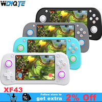 Handheld Game Console XF43 Retro 4.3-Inch Video Gaming Machine Hand Console Devices Child Gift Emulators for N64 PSP GBA FC SFC
