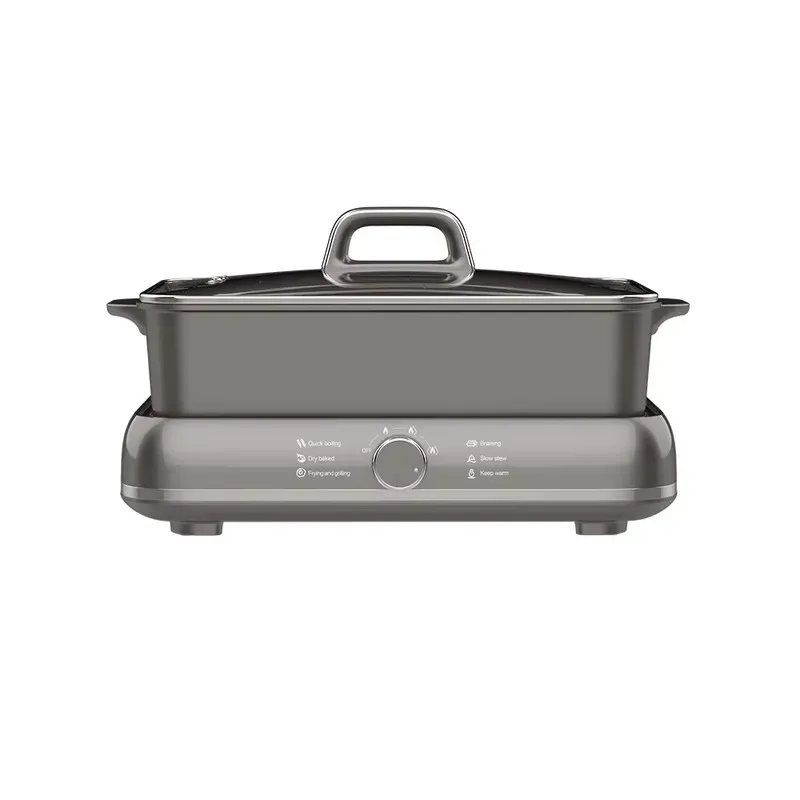 6L Electric Heating Pot Non-Stick Removable Multifunctional Easy to Clean