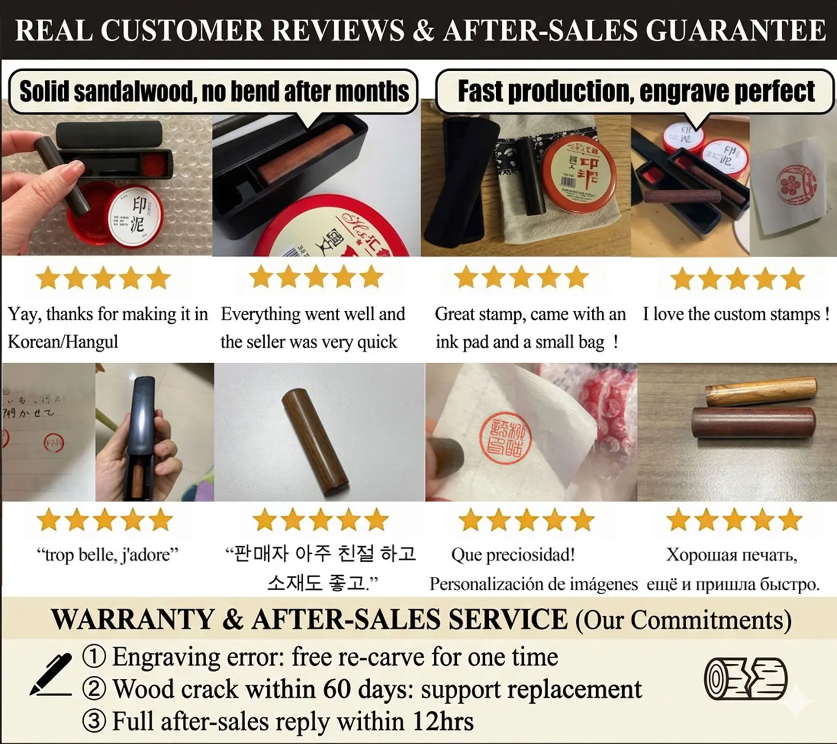 Hanko Stamp for Wood Custom Name Stamp Seal for Calligraphy English Chinese Logo Hand Account Chop Personal Gift Seal