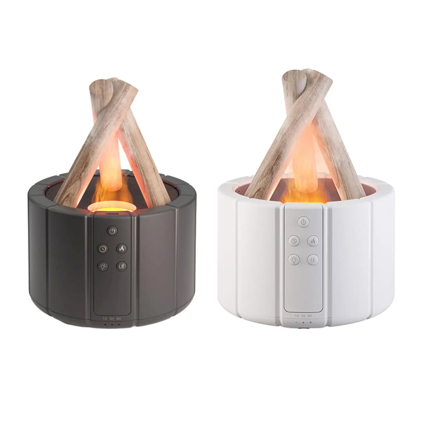 Essential Oil Diffuser Waterless Auto Off Noiseless Quiet 250ml Color Flame Humidifier for Home Yoga Living Room Large Room