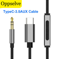 Type C to Aux 3 5mm Adapter Audio cable For Xiaomi Mi 11 10 Oneplus Type C 3.5 Jack Adapter For Huawei P50 Mate 40 Aux Wire Cord