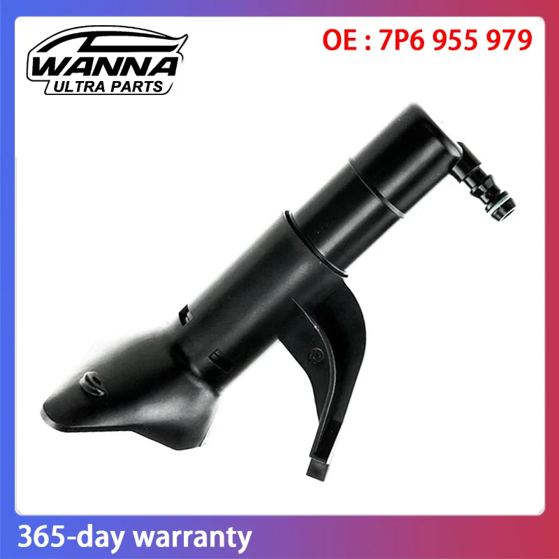 

OE 7P6955979 Left Headlight Washer Lift Cylinder Spray Nozzle Jet for VW Touareg 2011 2012 2013 7P6 955 979
