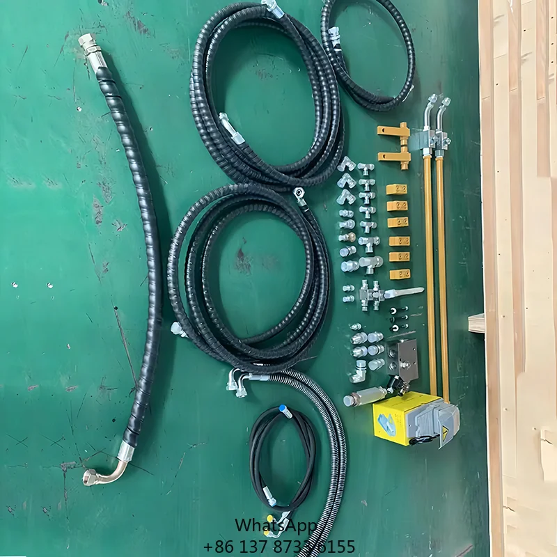 Backhoe Loader Aux Pipe Line Hydraulic Breaker Piping Kits For 416C 420D