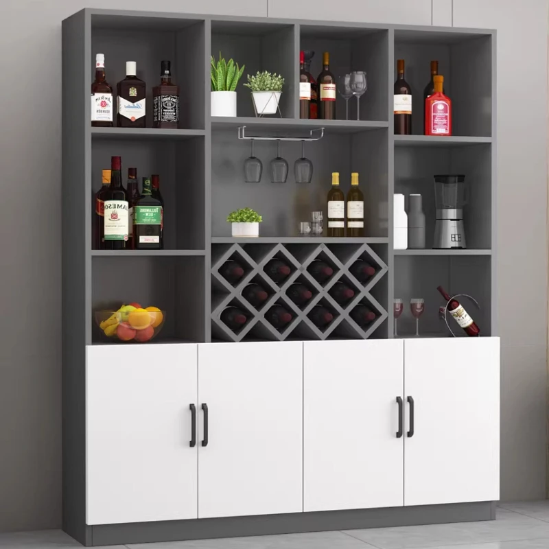 

partition modern Wine cabinet simple foyer small apartment Display cabinet household living room botellero vino home Furniture