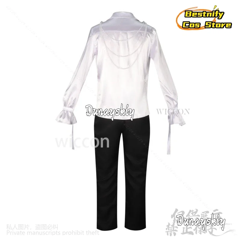 لعبة كوسبلاي لاف آند ديب سبيس كوسبلاي زين ليشن زي الربيع والزهور قلادة السراويل أنيقة الفرنسية زهرة قميص شعر مستعار كوسبروف