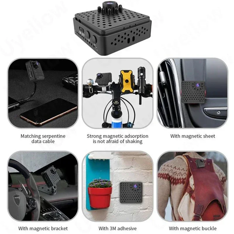 1080P Mini Wifi Camera Infrared Night Vision Wireless Webcam Smart Home Motion Detection Micro Smart IP Surveillance Camcorders