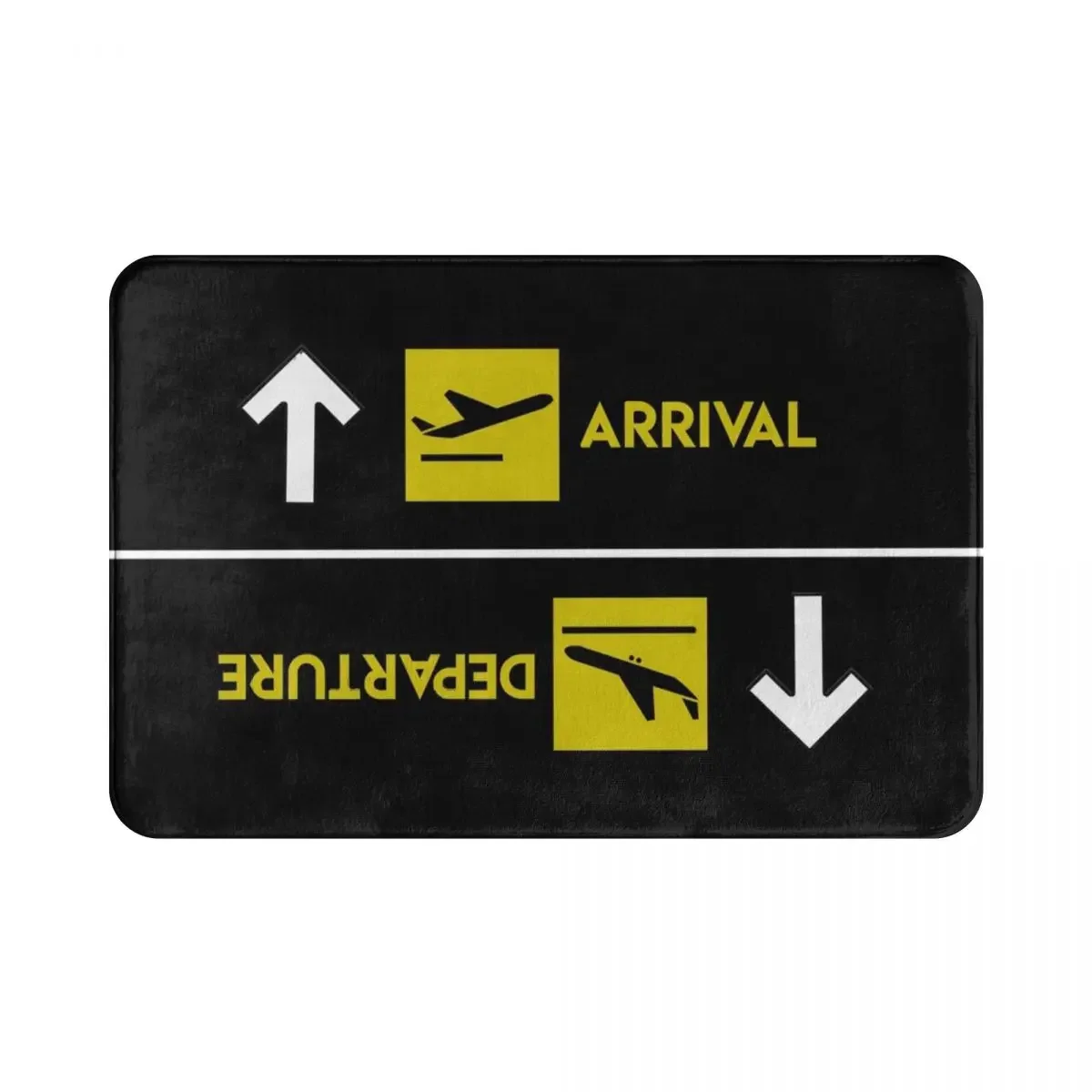 

Arrivals Departures Polyester Doormat Rug carpet Mat Footpad Anti-slip Cushion Corridor Kitchen Bedroom balcony toilet 40*60cm