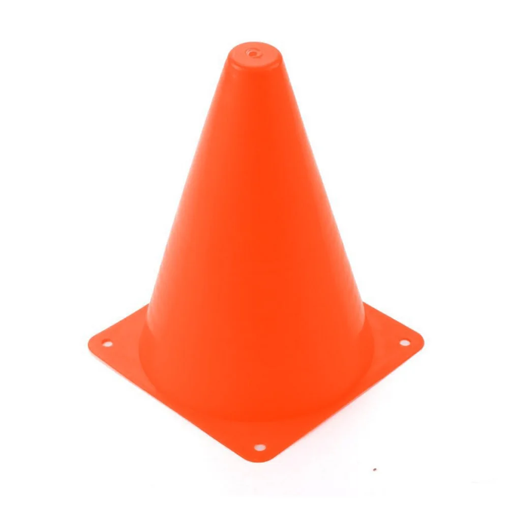 10pcs Solid Road Pile Traffic Cone Training Equipment Barrier Bucket Thicker Plastic Basketball Home Anti-freezing With Hole