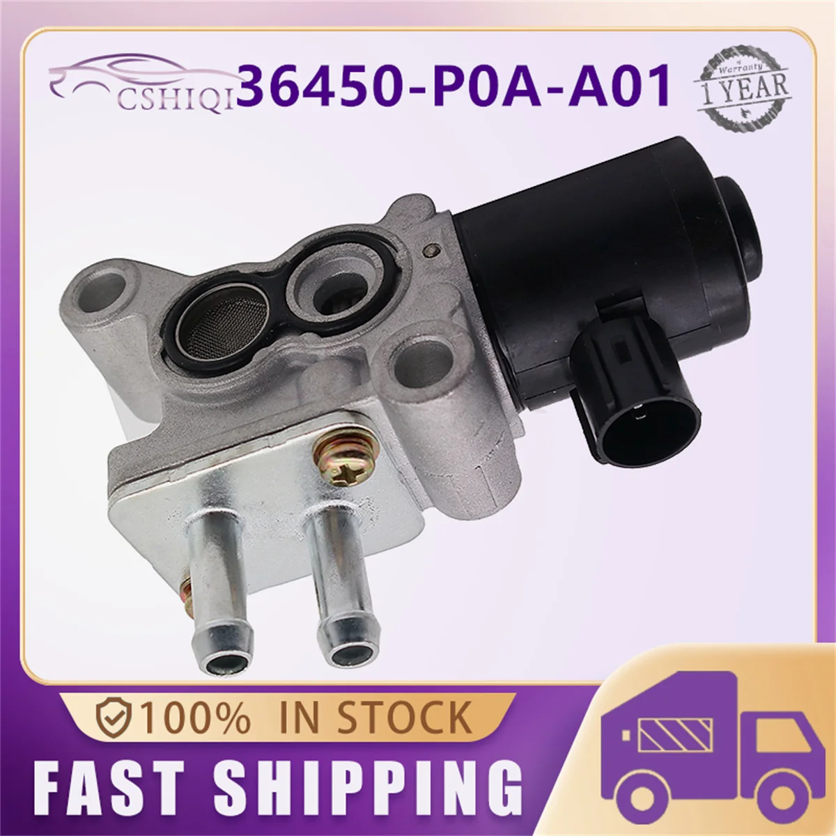 

36450-P0A-A01 Клапан регулировки холостого хода (IACV) для Honda Accord 1994-1997, Acura CL 1997, 36450P0AA01, Автоаксессуары