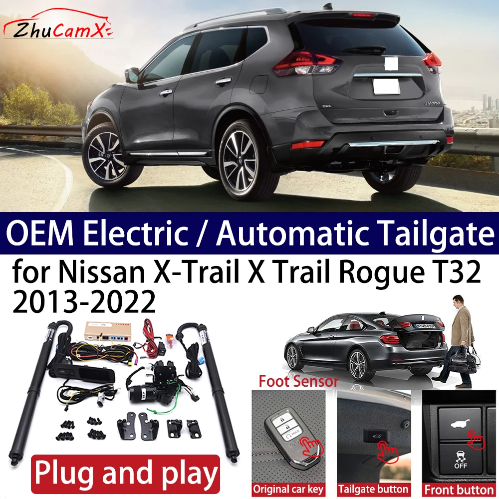 

ZhuCamX for Nissan X-Trail X Trail Rogue T32 2013–2022 Car Power Electric Automatic One-Click Smart Liftgate Tail Gate Support