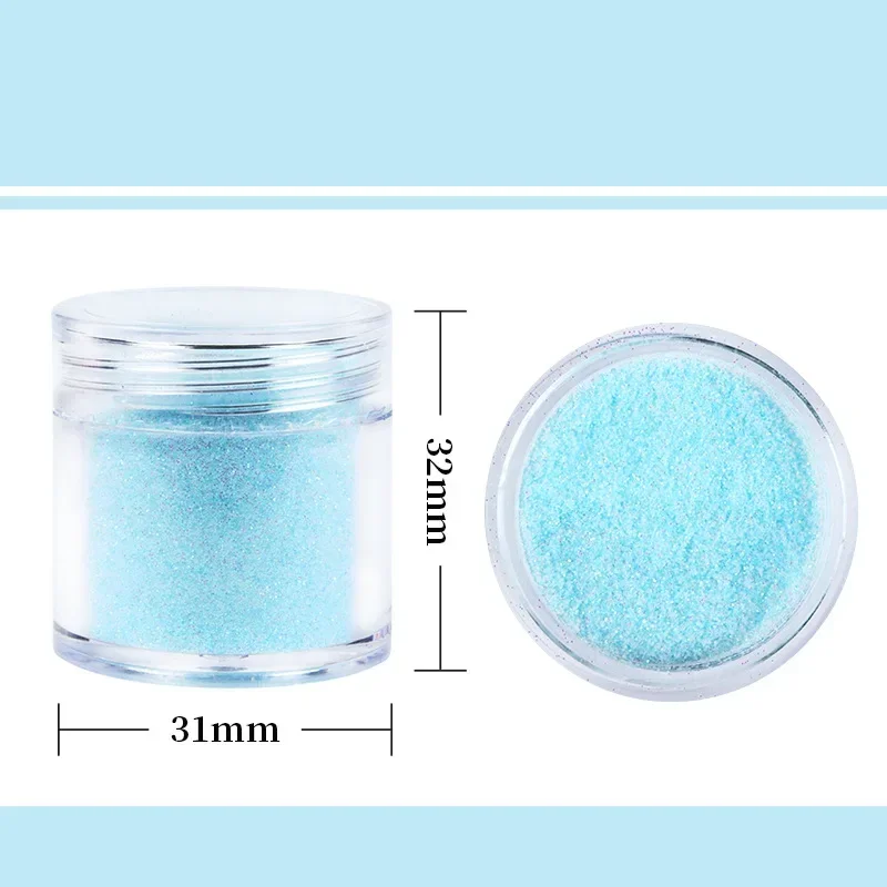 10Ml/Fles Glitter Snoep Suikerpoeder Acryl Snijwerk Poeder 3d Sculptuur Poeder Manicure Nagel Carving Poeder