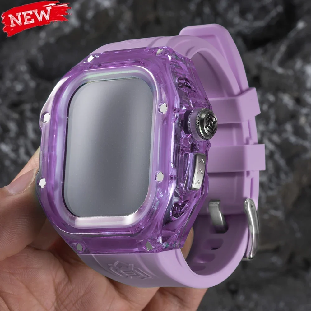 custodia-trasparente-di-lusso-pop-per-cinturino-apple-watch-ultra-2-49mm-kit-di-modifica-cinturino-in-silicone-per-cinturino-in-gomma-iwatch-ultra-49mm