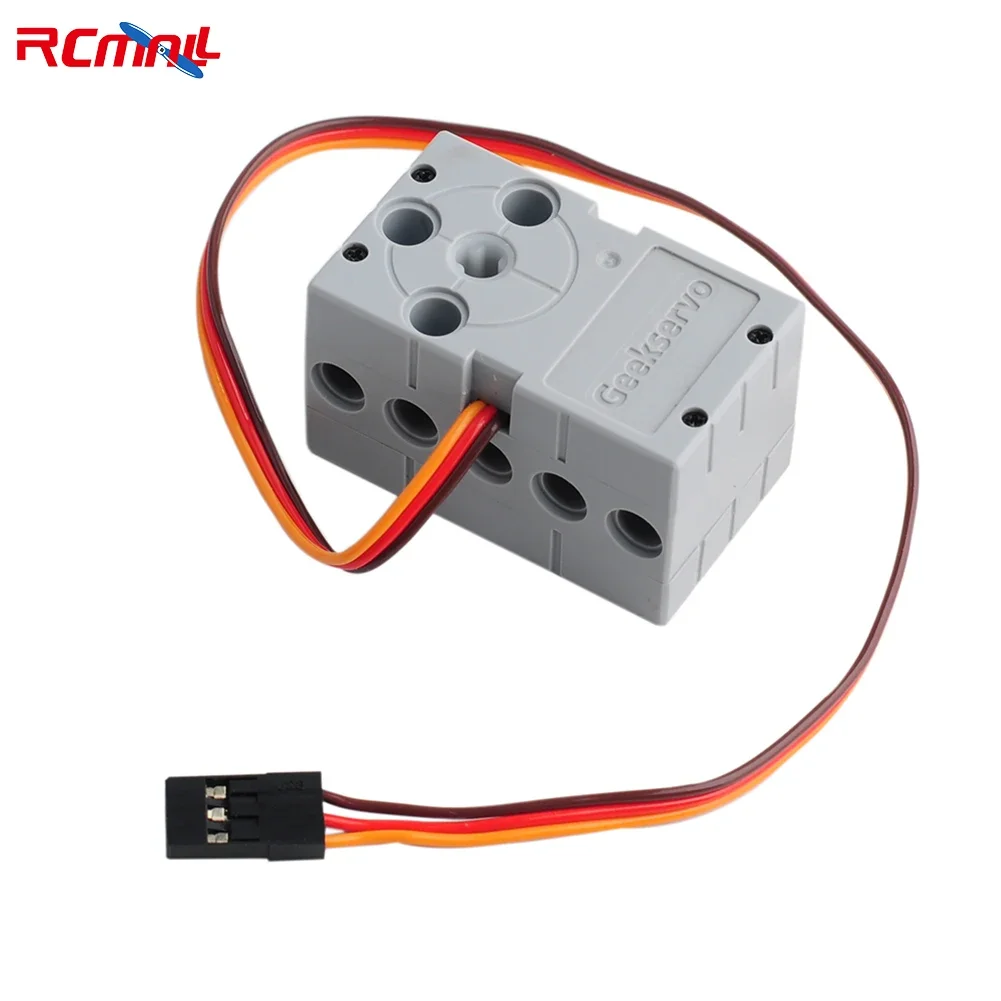 RCmall 2KG Motor 360° Programmable Mini Geekservo Dual Output Shaft Servo Motor for Legoed Micro:bit forMeowbit