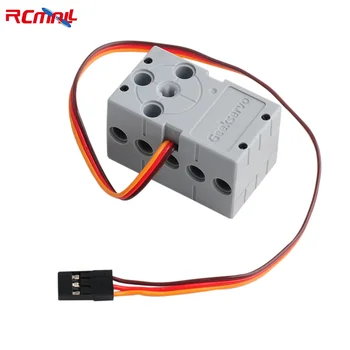 RCmall 2 KG Motor 360° °   Legoed Micro için Programlanabilir Mini Geekservo Çift Çıkışlı Şaft Servo Motor:Meowbit için bit