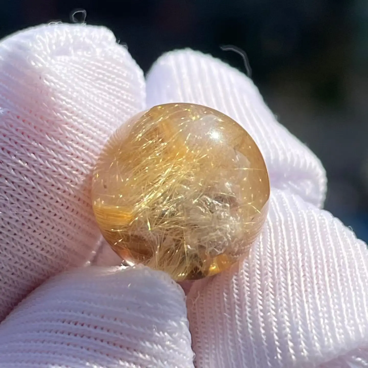 الذهب الطبيعي Rutilated قلادة من الكوارتز زهرة 12 مللي متر زهرة المجال المستديرة Rutilated الكوارتز مجوهرات الرجال النساء البرازيل AAAAAAA