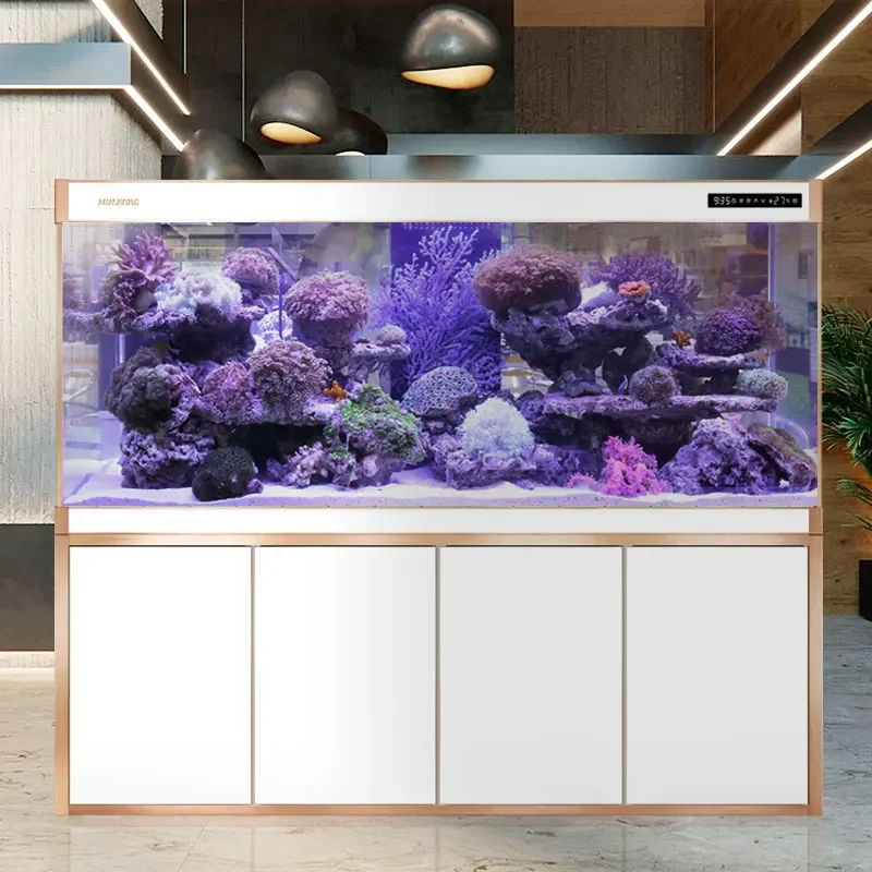 

Aquarium Living Room Large Household Bottom Filter Lazy Change Water Feng Shui Fortune Smart Dragon Fish Tank