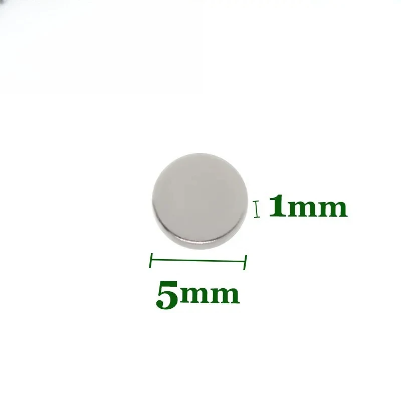50/100/200/500/1000/2000PCS 5x1mm Small Circular Magnets 5x1mm for Home Refrigerators, Offices DIY  5x1mm