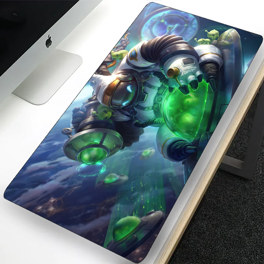 Tapis de souris League of ATIONS End Bard, grand tapis de souris de jeu, ordinateur, sous PC Gamer, ordinateur portable, bureau, clavier, polymères, tapis de bureau