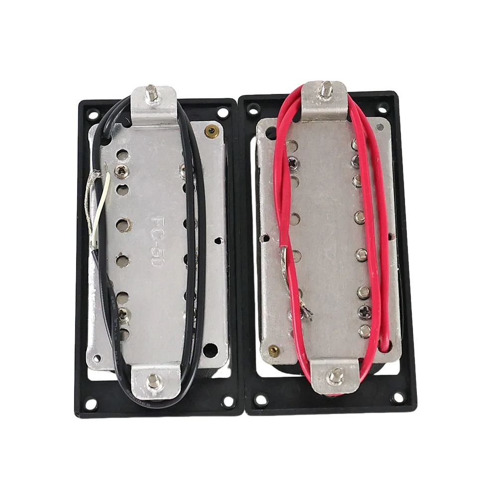 Replacement humbucker for electric guitar, 50/52mm spacing, ceramic magnets
