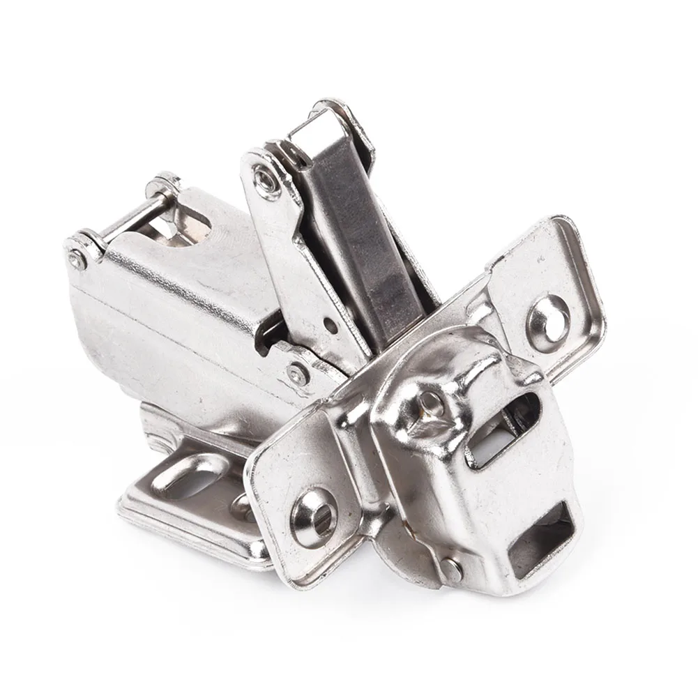Heavy Duty 165 Degree Spring Door Hinge with Screws for Bathroom and Kitchen Corner Cabinets Adjustable Opening 135 170 Degrees