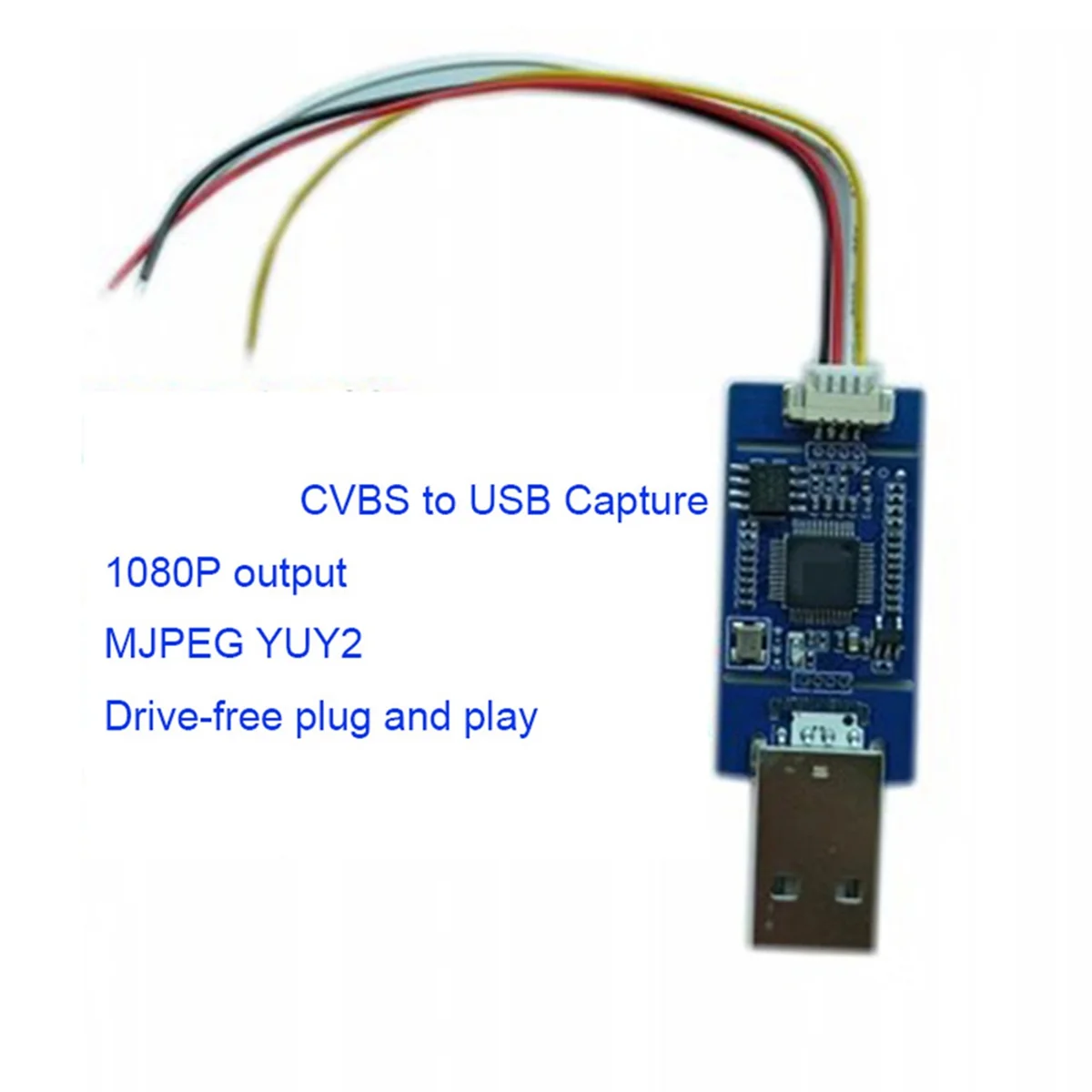 CVBS-USB Захват аналогового сигнала к цифровой USB-камер Модуль CVBS к USB-модулю для Android Бесплатная Plug and Play USB