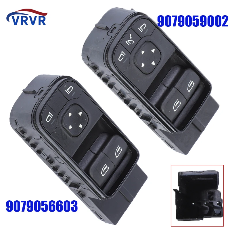 VRVR A9079056603 A9079059002 Master Power Window Switch 9079056603 9079059002 For 2018- 2021 Mercedes Benz Sprinter 3500 XD